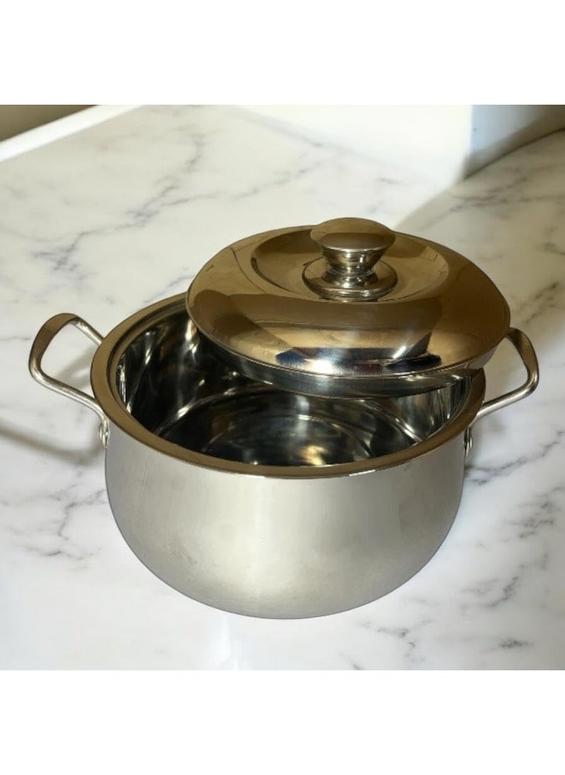 TRACO S 1500 ML Stainless Steel HOT HOT for Ricebriyaniroti GravyCurry Hot Case Hot Box with Steel Lid with Handle 15 L Capacity