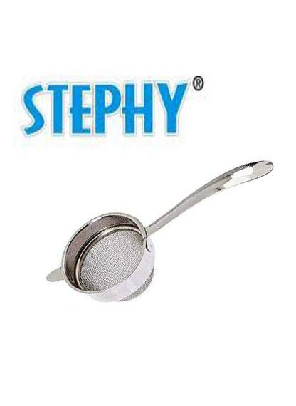 Stephy Hard Anodised Sauce PanMilk Pan185 cm 2 LTR with Aluminium Lid and Stainless Steel Strainer_Pack of 1