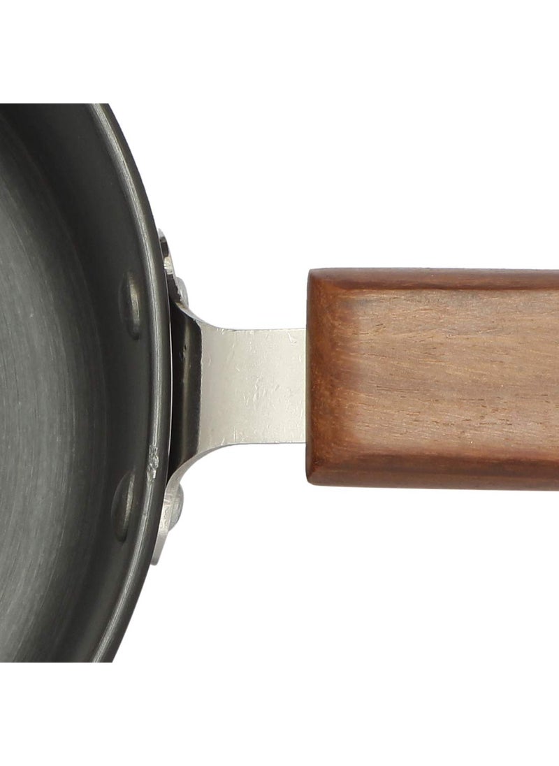 Wonderchef Ebony Hard Anodized Nonstick Sauce Pan 16cm Non Stick Sauce Pan 2L 325 mm Black and Brown