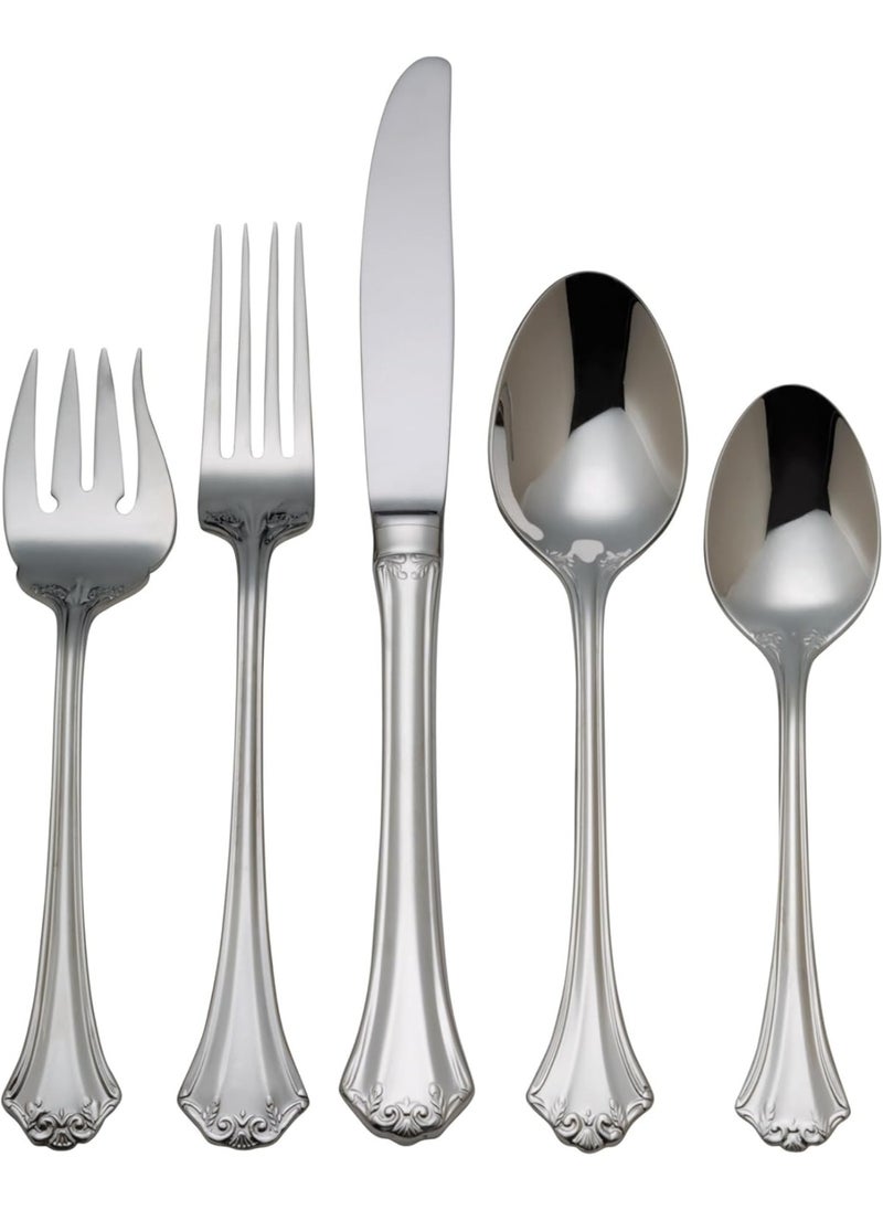 Reed & Barton Country French 5Pc Flatware Place Setting, 5 Piece, Silver