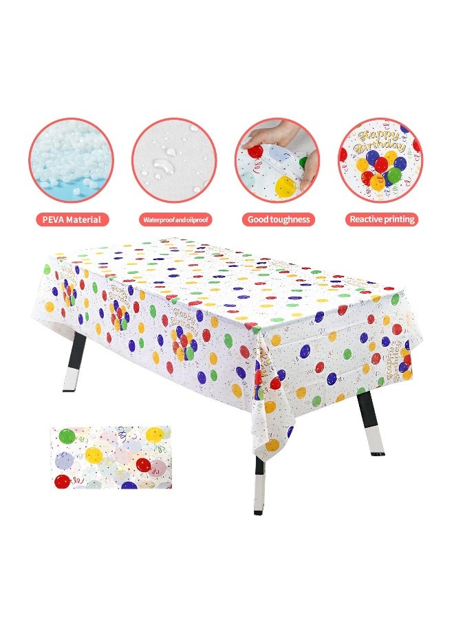 162 PCS Happy Birthday Disposable Party Favors with Birthday Plates Cups Napkins Tablecloth Straws Birthday Party Supplies for Kids Birthday Party Decoration, 20 Guests (Happy birthday)