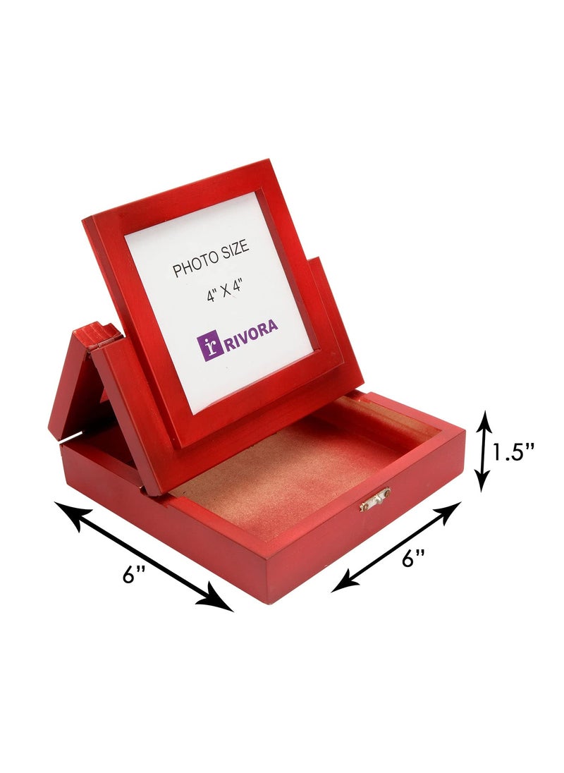 Wood Photo Frame Keepsake Box Wood Boxes