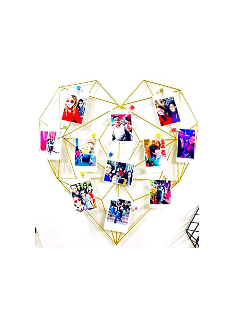 KV CREATION Metal Wall Photo Frame Gold