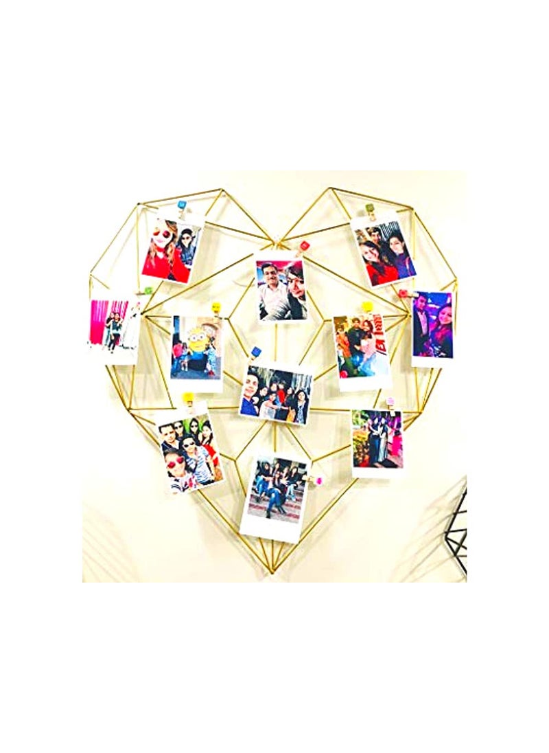 KV CREATION Metal Wall Photo Frame Gold