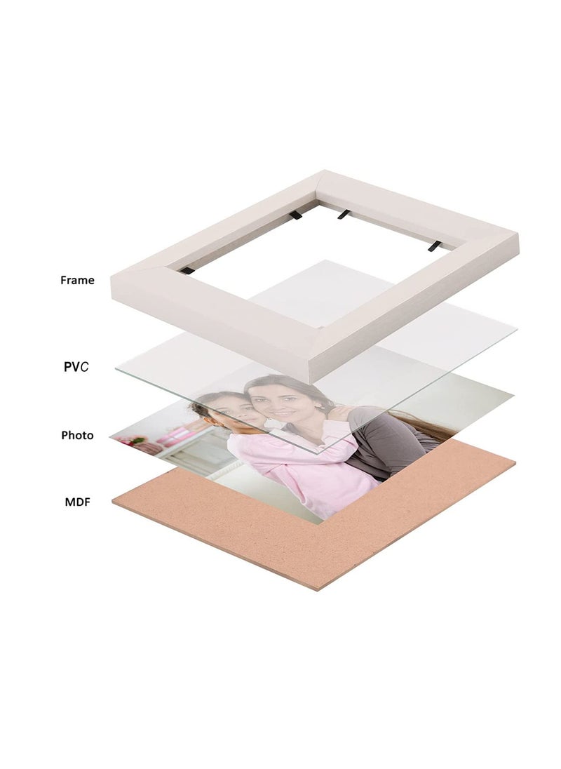 Stuthi Arts Picture Frame Gift Set for Graduation Wall Decor Certificates and Photos White 10