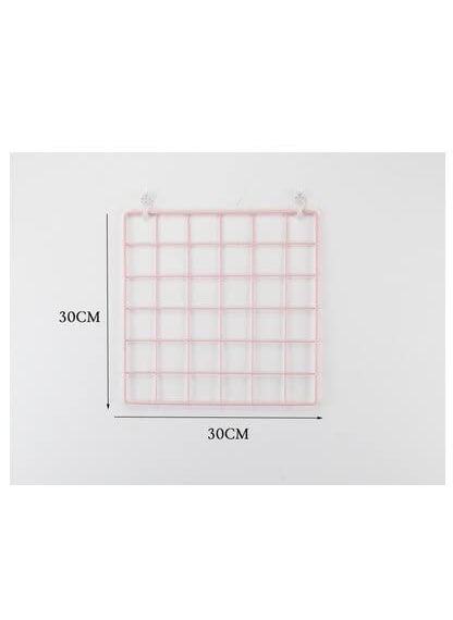 Moreyaji Moreyaji Metal Rectangular Frame with Square Design for Use Office Wall Picture Photo Instagram Decoration for Room 30X30cm 2 Frame Pink