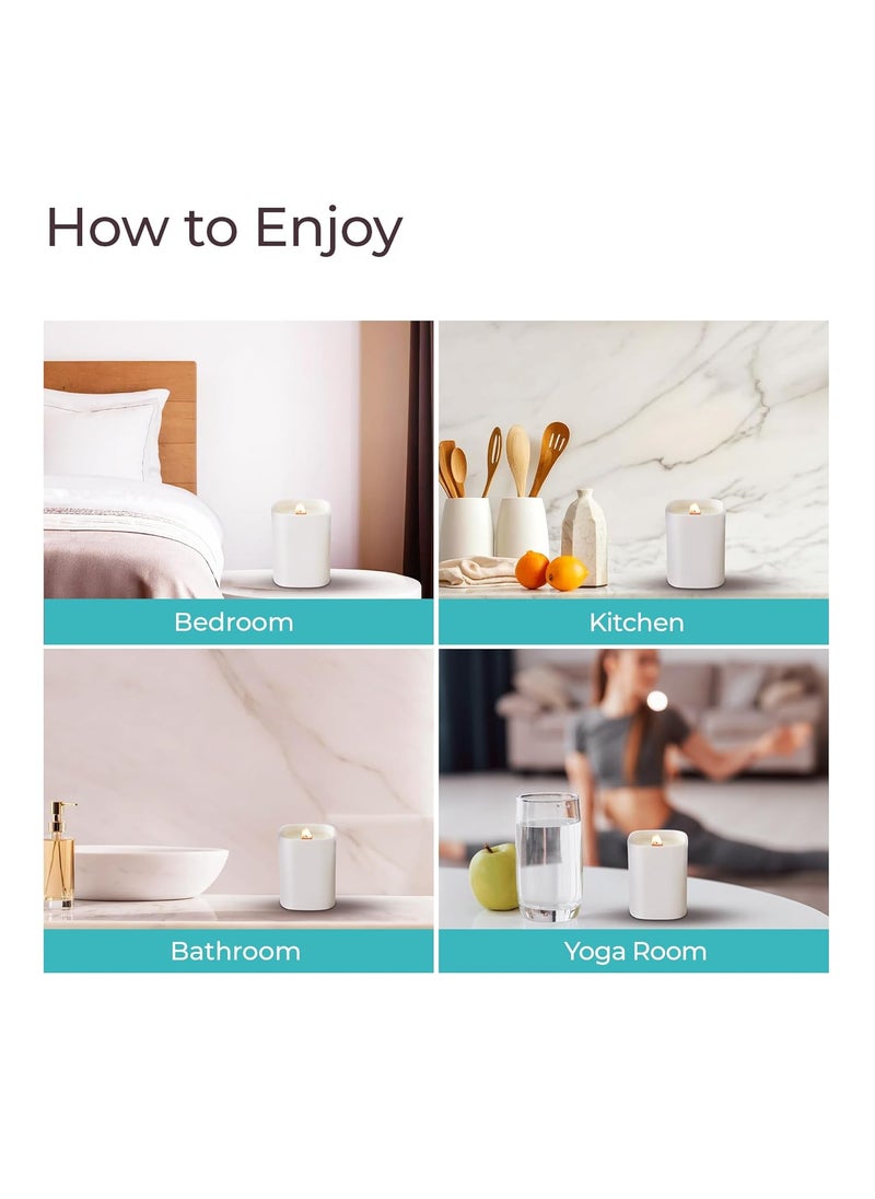 The Better Home Scented Candles for Home Dcor 36Hrs Burn Time Sandalwood Aroma Scented Candles for Bedroom Reusable JarHome Dcor ItemsDiwali Decoration Items for Home Dcor Diwali Gifts