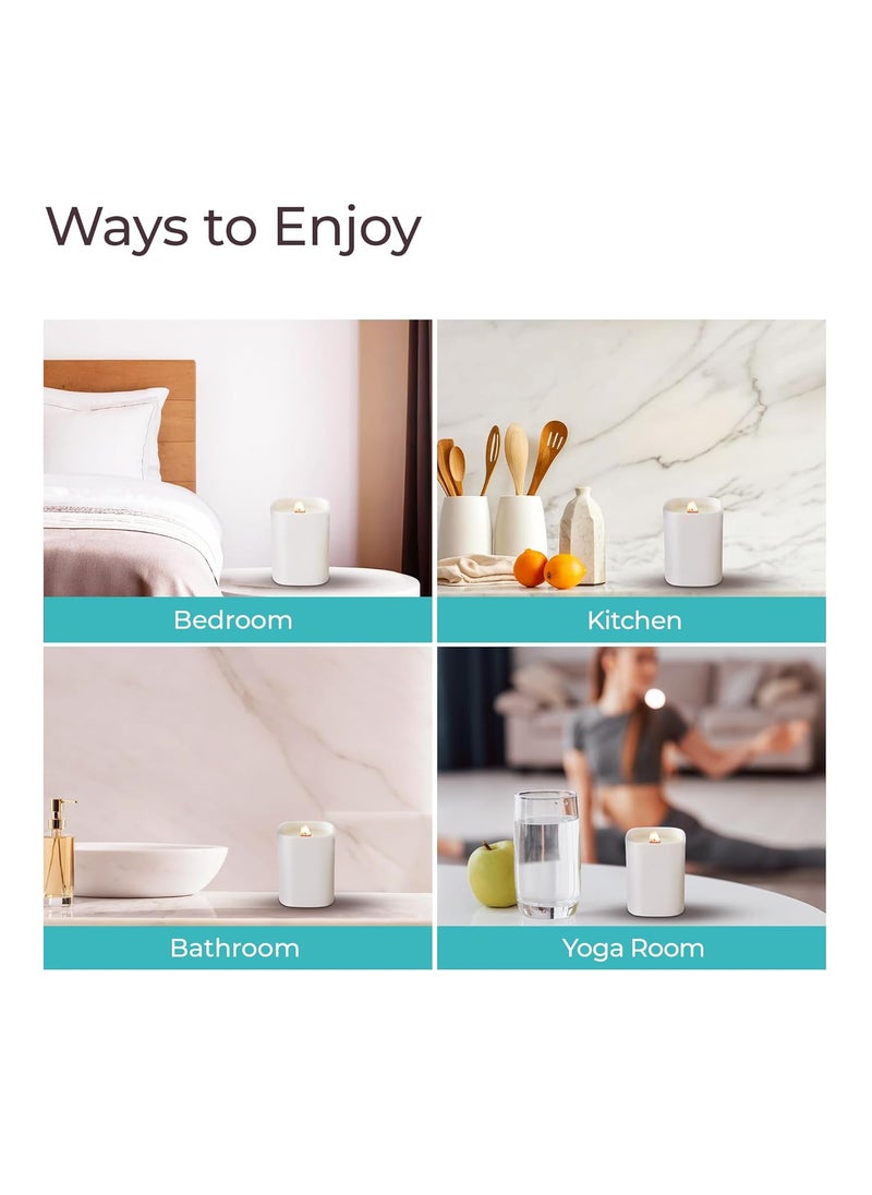 The Better Home Scented Candles For Home Dcor 36Hrs Burn Time Ocean Sky Aroma Scented Candles for Bedroom Reusable Ceramic JarHome Dcor ItemsDiwali Decoration Items For Home Dcor Diwali Gifts
