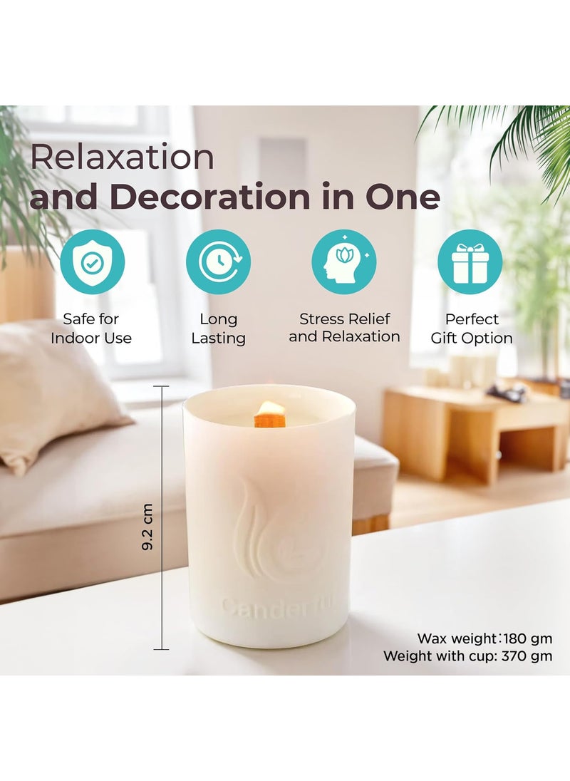 The Better Home Scented Candles for Home Dcor 36Hrs Burn Time Magnolia Aroma Scented Candles for Bedroom Reusable Ceramic JarHome Dcor Items Diwali Decoration Items for Home Dcor Diwali Gifts