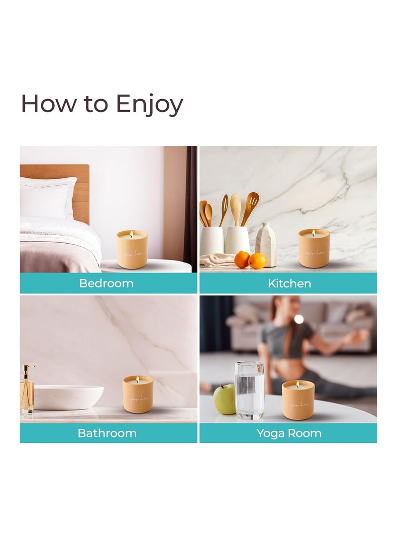 The Better Home Scented Candles for Home Dcor 50Hrs Burn Time Citrus Aroma Scented Candles for Bedroom Reusable Ceramic JarHome Dcor ItemsDiwali Decoration Items for Home Dcor Diwali Gifts