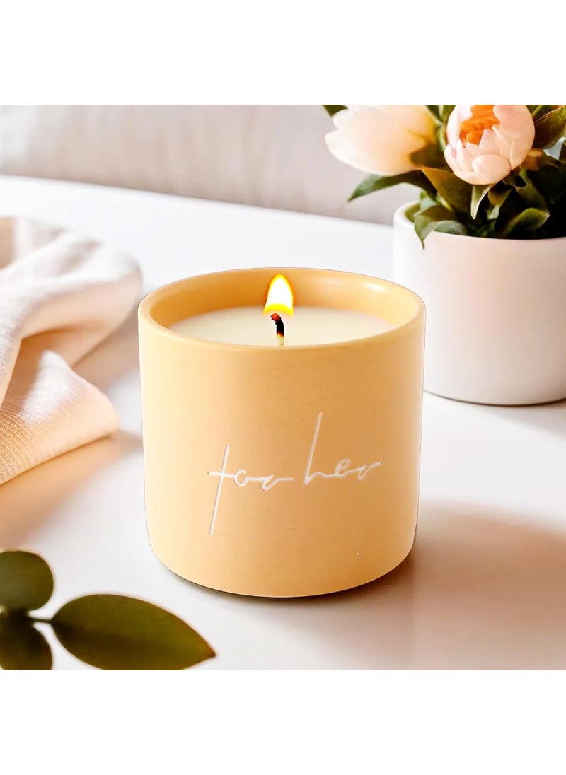 The Better Home Scented Candles for Home Dcor 50Hrs Burn Time Citrus Aroma Scented Candles for Bedroom Reusable Ceramic JarHome Dcor ItemsDiwali Decoration Items for Home Dcor Diwali Gifts