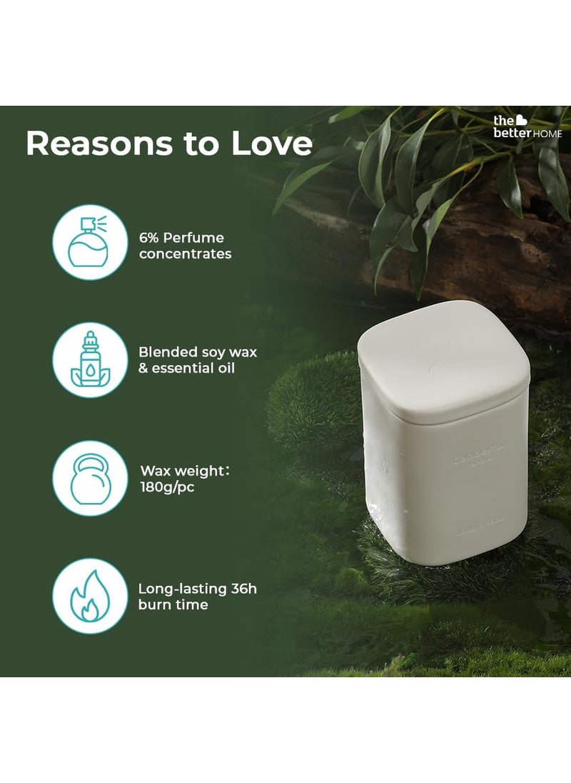 The Better Home Scented Candles for Home Dcor 36Hrs Burn Time Set of 2 Aroma Scented Candles for Bedroom Reusable JarHome Dcor ItemsDiwali Decoration Items for Home Dcor Diwali Gifts