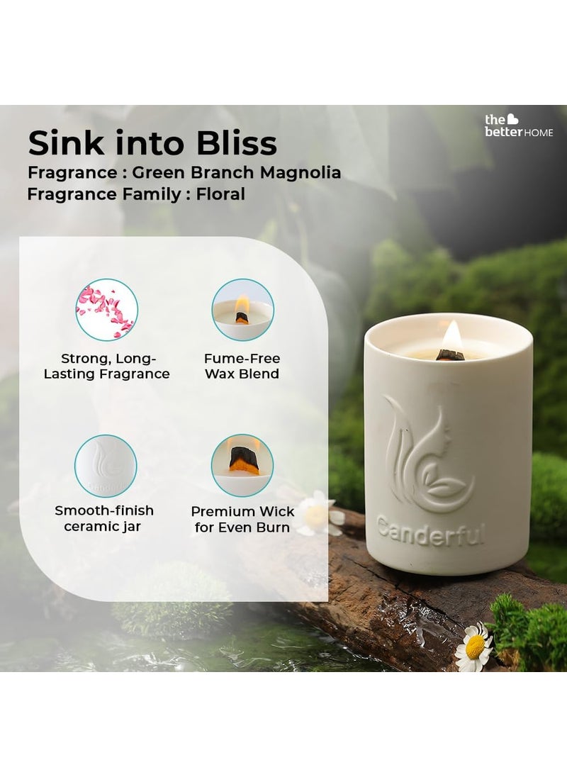 The Better Home Scented Candles for Home Dcor 36Hrs Burn Time Set of 2 Aroma Scented Candles for Bedroom Reusable JarHome Dcor ItemsDiwali Decoration Items for Home Dcor Diwali Gifts