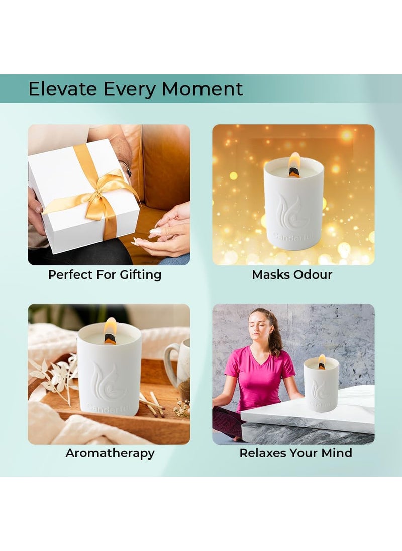 The Better Home Scented Candles for Home Dcor 36Hrs Burn Time Set of 2 Aroma Scented Candles for Bedroom Reusable JarHome Dcor ItemsDiwali Decoration Items for Home Dcor Diwali Gifts