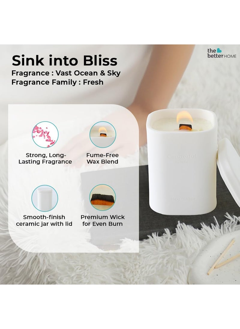 The Better Home Scented Candles for Home Dcor 36Hrs Burn Time Set of 2 Aroma Scented Candles for Bedroom Reusable JarHome Dcor ItemsDiwali Decoration Items for Home Dcor Diwali Gifts