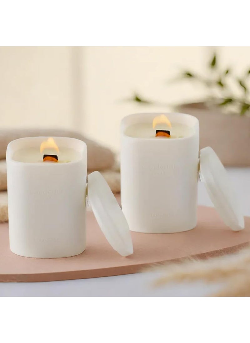 The Better Home Scented Candles for Home Dcor 36Hrs Burn Time Set of 2 Aroma Scented Candles for Bedroom Reusable JarHome Dcor ItemsDiwali Decoration Items for Home Dcor Diwali Gifts