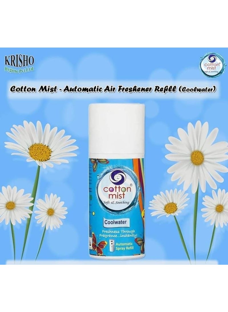Cotton Mist Air Freshener Refills For Automatic Dispensers Mist 250ml Refills Pack Of 4 x 250ml