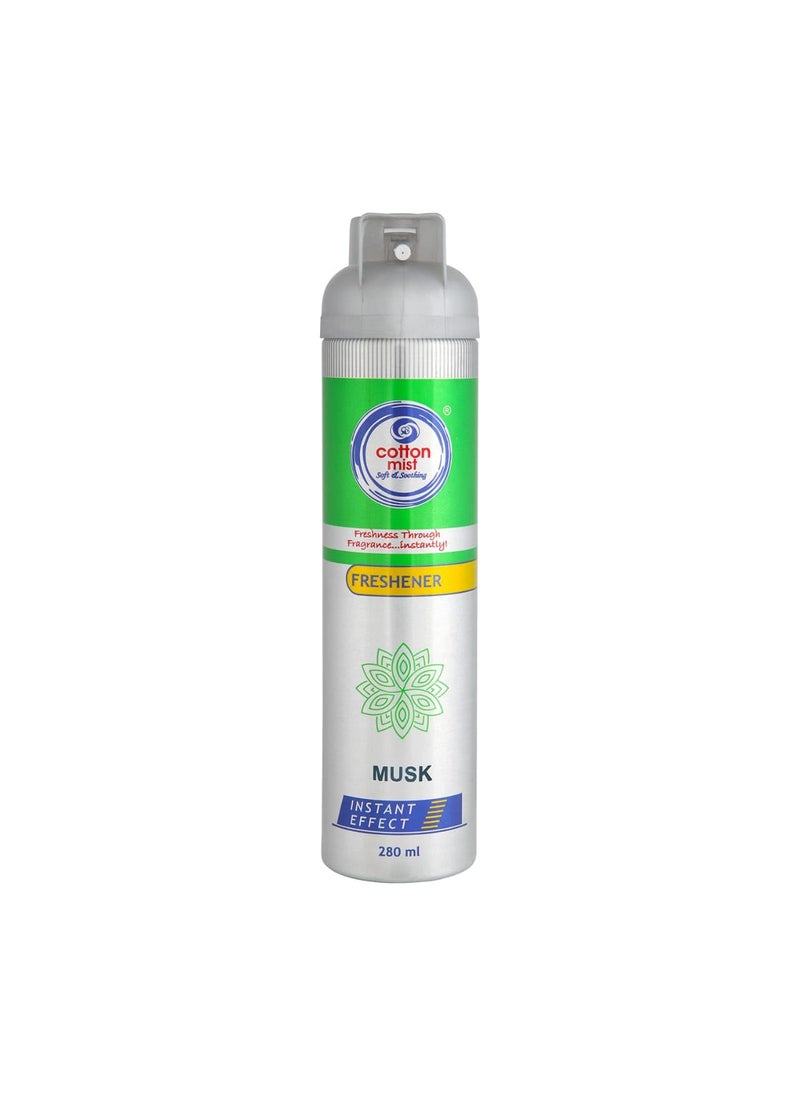 Cotton Mist Air Freshner Spray Pack of 4 Manjula Musk Orange IRIS 280gm each