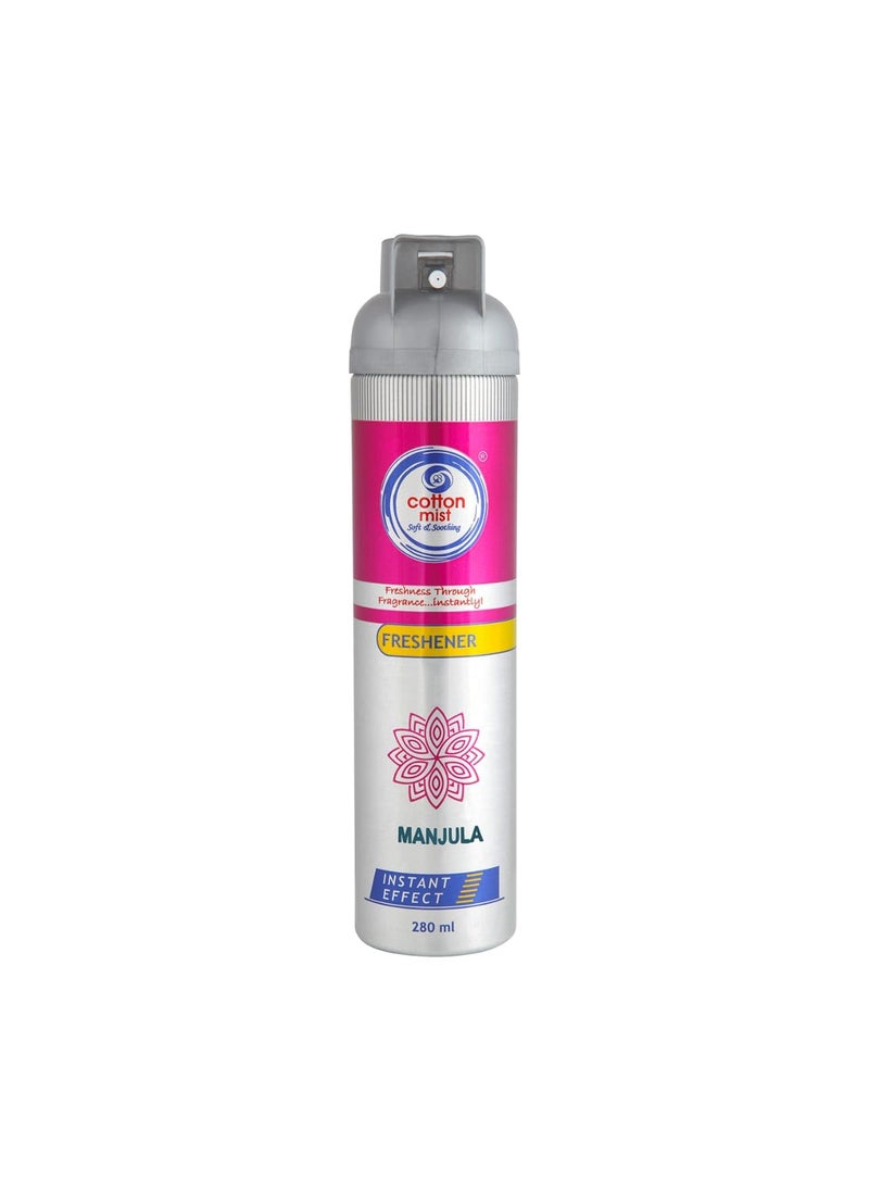 Cotton Mist Air Freshner Spray Pack of 4 Manjula Musk Orange IRIS 280gm each