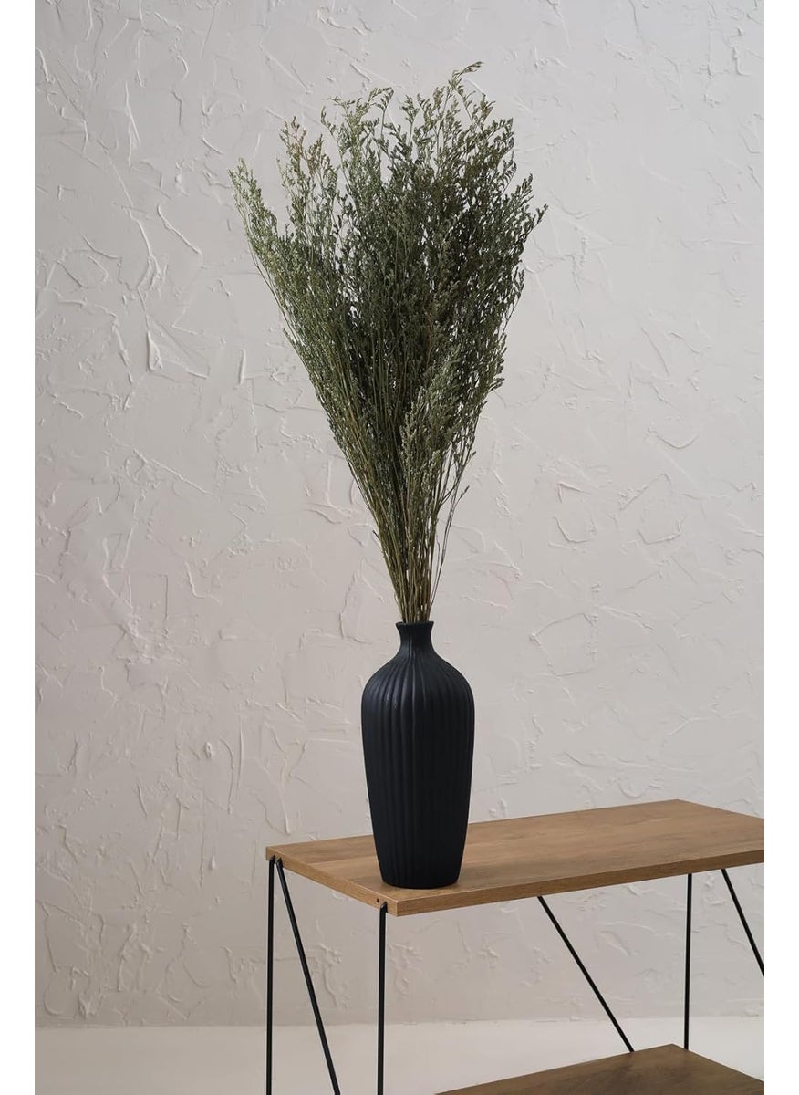 PUREZENTO Potpourri Unscented Limonium Grass Green Bunch Dried Flower for Parties Side Corners Farmhouse Wedding Vase Fillers Bedroom Office Home Decoration