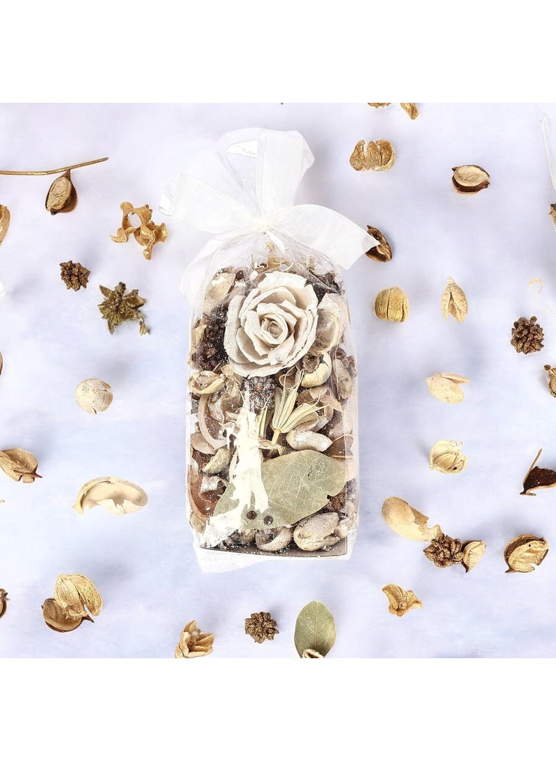 180 Scented Potpourri Pouch Dried Leaves and Flowers for Natural Dcor Mood Enhancement Water Lily