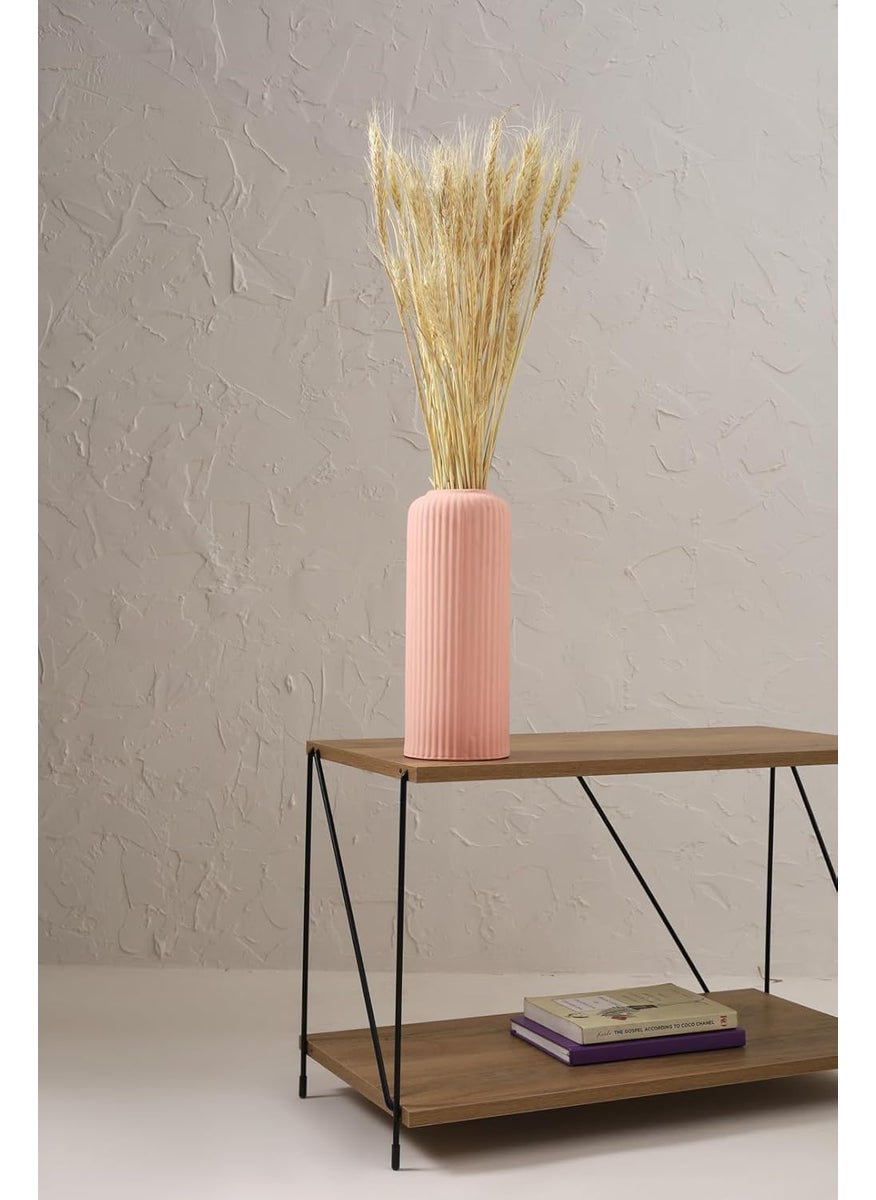 PUREZENTO Potpourri Unscented Wheat Grass Bleach Set 25 Stems Dried Flower for Home Decoration Office Bedroom Vase Fillers Wedding Farmhouse Side Corner Parties