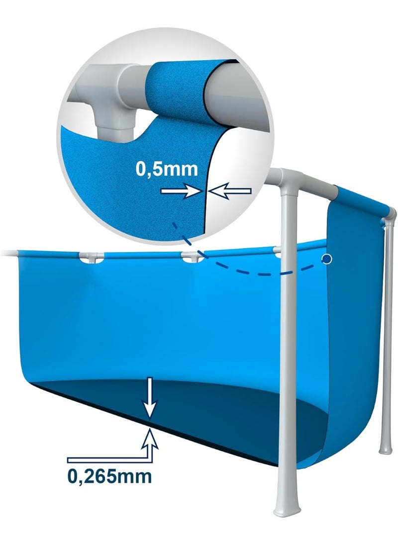 Intex Metal Frame Round Swimming Pool Set 2.44mx51cm