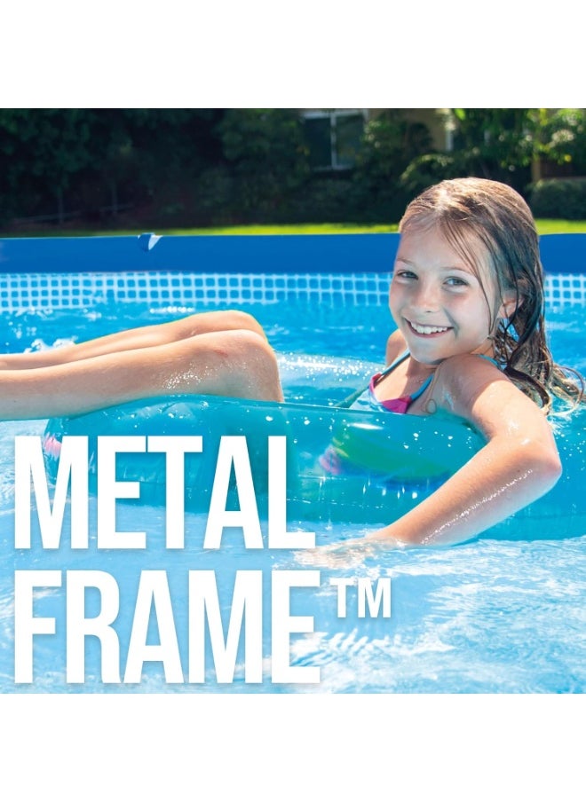 Intex Metal Frame Round Swimming Pool Set 2.44mx51cm
