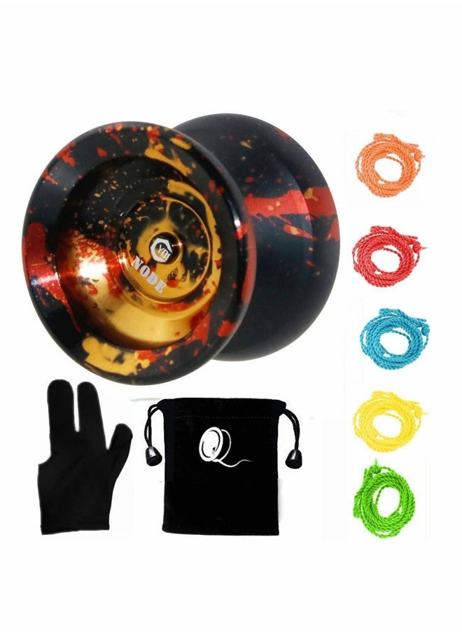 Professional Responsive and Unresponsive Yoyo Set with Yoyo Bag and 5 Extra Strings for Advanced Players