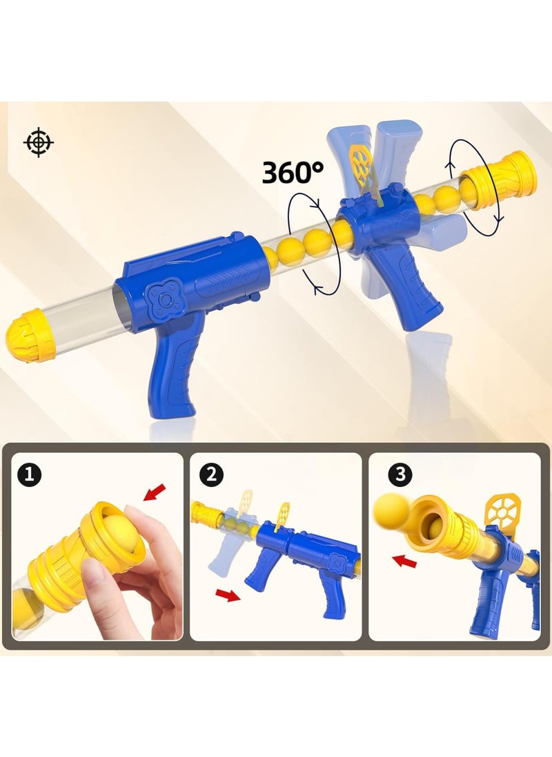 Duck Shooting Toys for Kids 3 4 5 6 7 8 9 Years Old Movable Shooting Game with 24 Balls 2 Air Pump Toy Indoor and Outdoor Competition Game Gifts for Boys and Girls