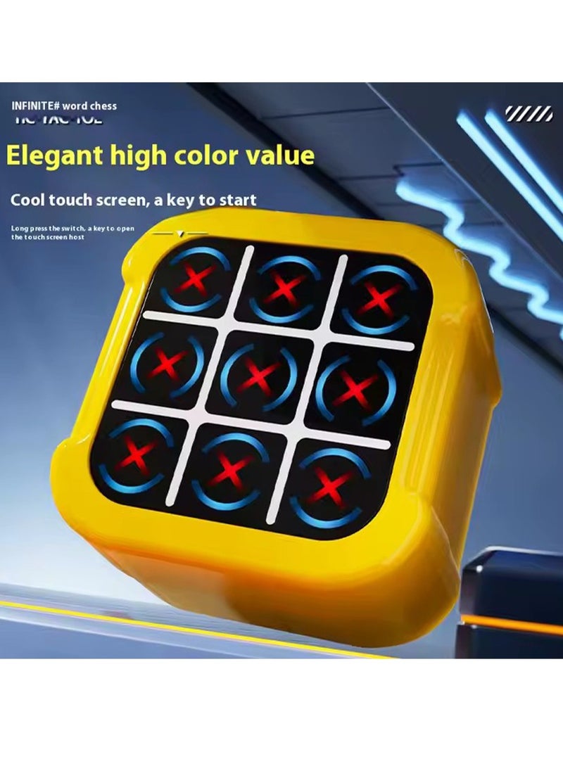 2-in-1 Tic-Tac-Toe & Bolt Chess | 3-in-1 Educational Board Game Toy for Kids (Tic-Tac-Toe, Memory Flash, Whack-a-Mole) | Portable ABS Plastic Learning Game | Birthday Gift for Children Ages 3+ | Includes Electronic Tic-Tac-Toe & Nesting Doll