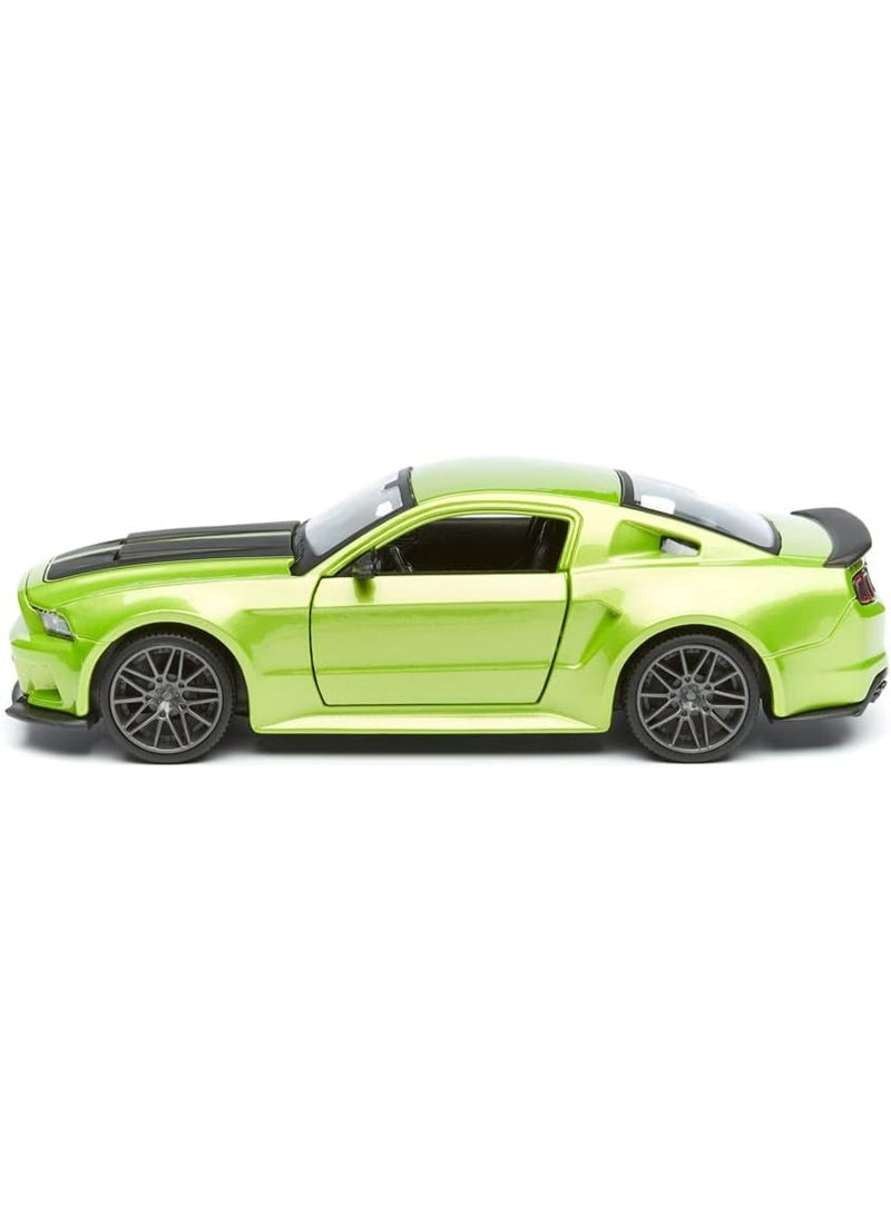 Tobar 1:24 Scale 2014 Ford Mustang GT Die-Cast Car with Opening Doors, Hood & Detailed Chassis
