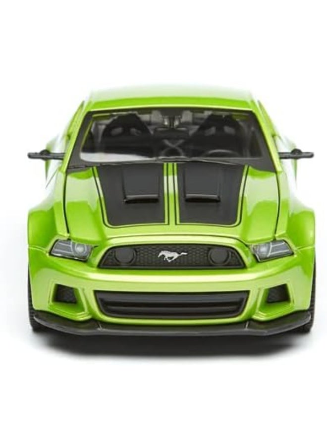 Tobar 1:24 Scale 2014 Ford Mustang GT Die-Cast Car with Opening Doors, Hood & Detailed Chassis