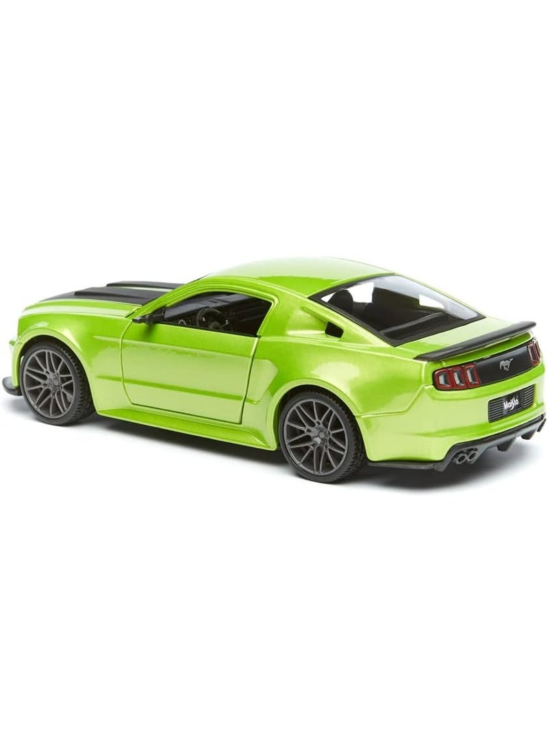 Tobar 1:24 Scale 2014 Ford Mustang GT Die-Cast Car with Opening Doors, Hood & Detailed Chassis
