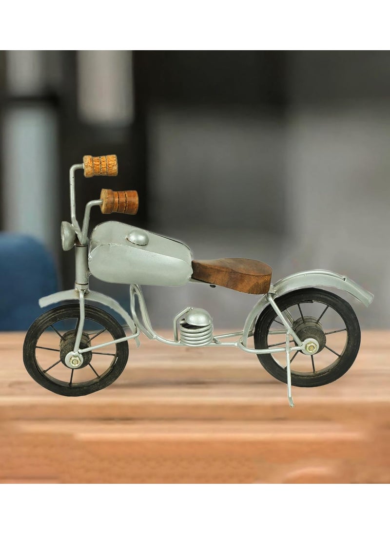 RUSHAANThe Period Piece IronWood Bicycle Toy Game for Children Or Used As Home Decor