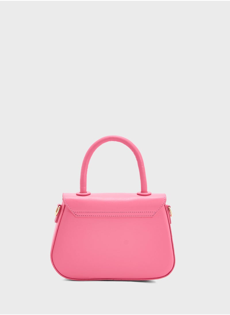 Heart Closure Satchel Bag