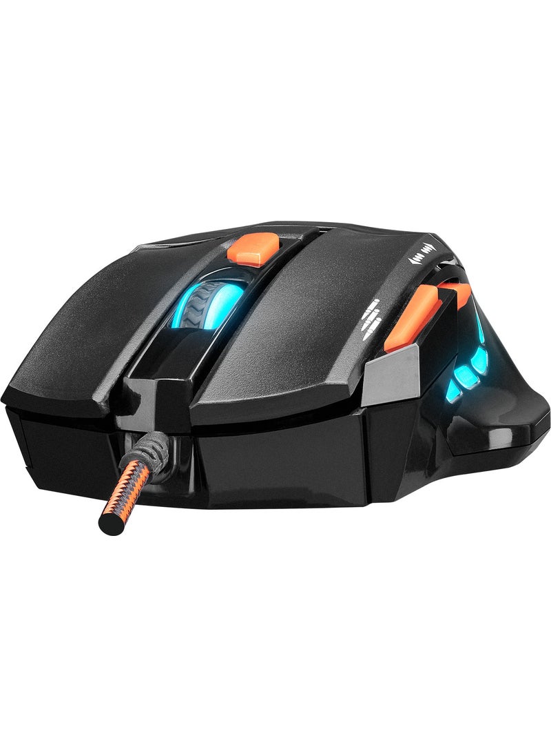 SGM-X7 Usb Black Macro 7200dpi Gaming Mouse +Gaming Mouse Pad