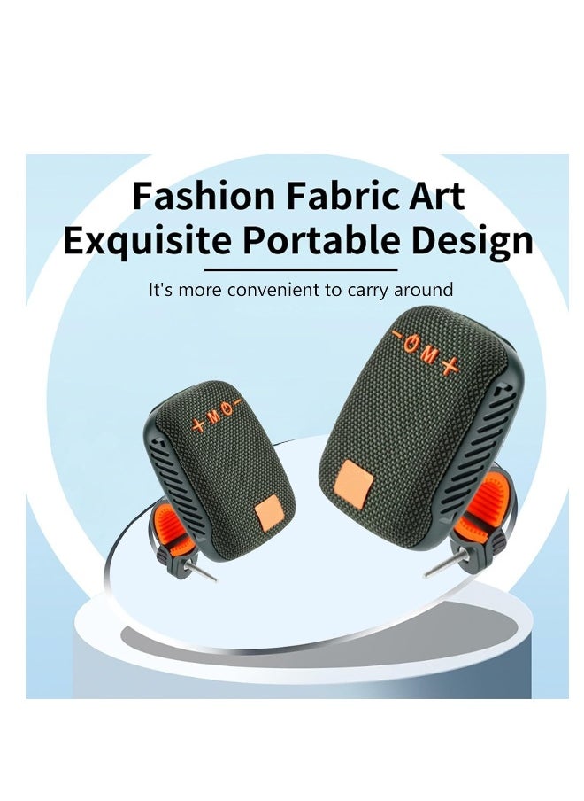 Portable Bluetooth Music Player & Speaker for Outdoor Adventures, Lightweight Bike-Mounted Device with Memory Card Support