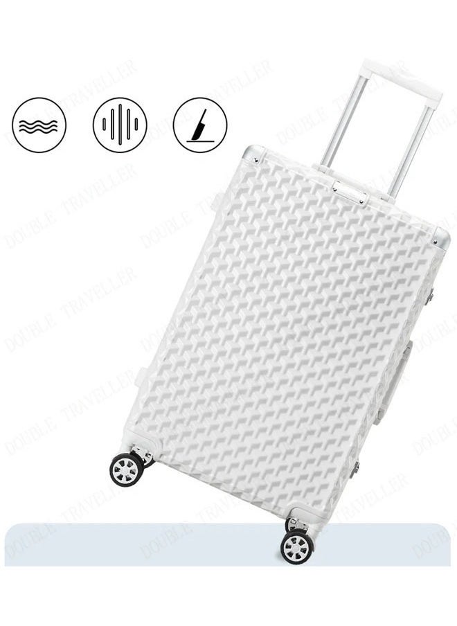 3 Pieces Aluminium Hardside 360 degree Spinner Wheels Trolley Luggage Set with TSA Lock 20/24/28 Inch