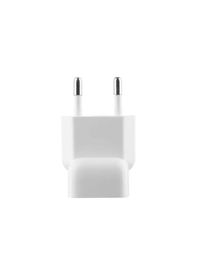 fdealz 3 Pieces 2Pin EU Round Plug Duckhead Power Adapter Adaptor for Apple MacBook Mac iBook iPhone iPod AC Power Adapter Replacement for Your Charger Perfect for Traveling