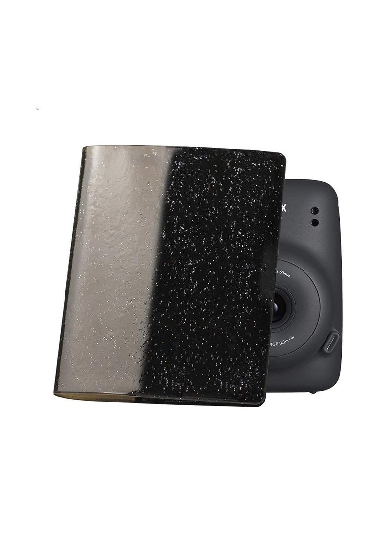 ZIKKON 64 Pockets Photo Album for Fujifilm Instax Mini 12 11 9 8 40 99 Evo Liplay 7S Instant CameraMini Link Printer Polaroid Snap Touch PIC300 Z2300 Mint Zip Instant Camera Printer charcoal gray