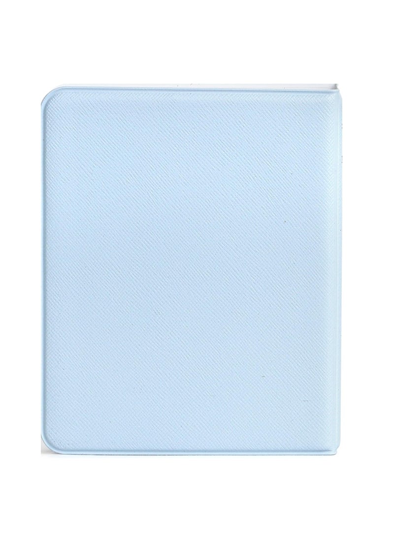 ZIKKON 64 Pockets Photo Album for Fujifilm Instax Mini 12 11 9 8 40 99 Evo Liplay 7S Instant CameraMini Link Printer Polaroid Snap Touch PIC300 Z2300 Mint Zip Instant Camera Printer Pastel Blue