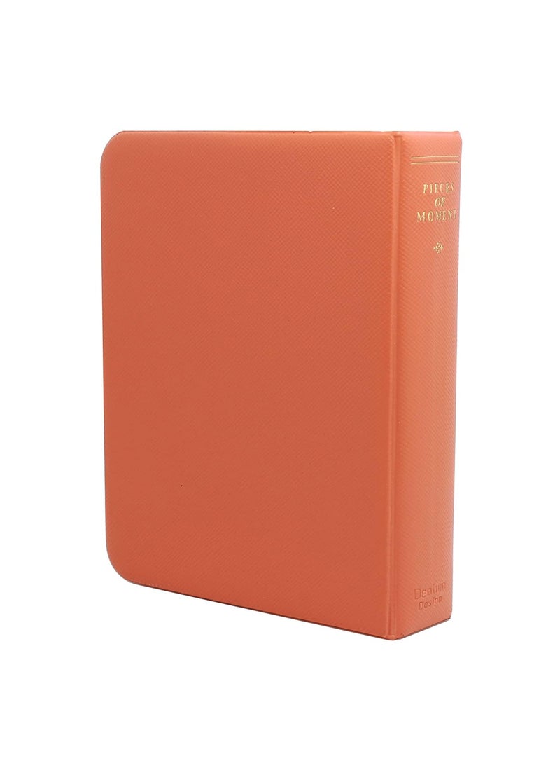 ZIKKON 64 Pockets Photo Album for Fujifilm Instax Mini 12 11 9 8 40 99 Evo Liplay 7S Instant CameraMini Link Printer Polaroid Snap Touch PIC300 Z2300 Mint Zip Instant Camera Printer Orange