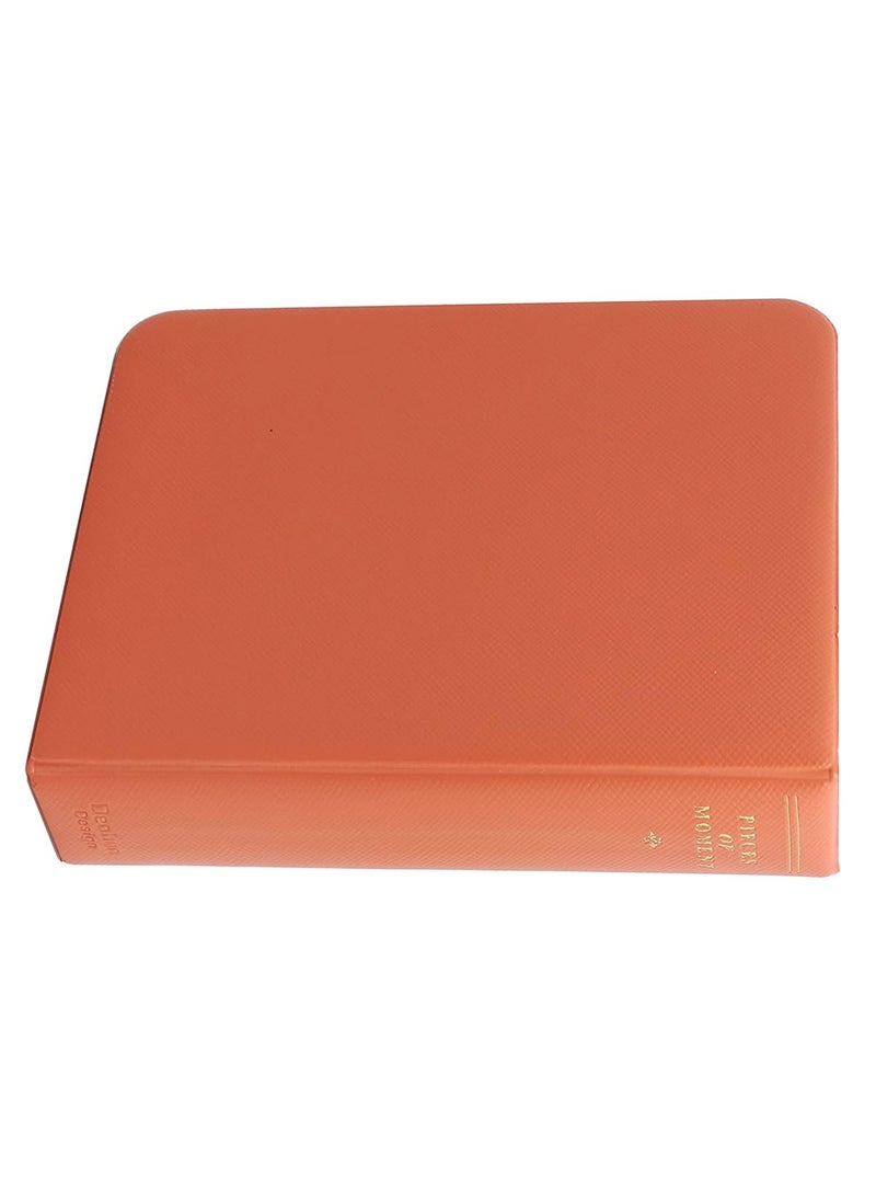 ZIKKON 64 Pockets Photo Album for Fujifilm Instax Mini 12 11 9 8 40 99 Evo Liplay 7S Instant CameraMini Link Printer Polaroid Snap Touch PIC300 Z2300 Mint Zip Instant Camera Printer Orange