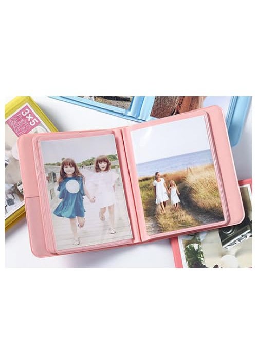 ZIKKON 32 Sheet Wide Film Photo Album for fujifilm instax Instant Wide 400 Wide 300 Wide 210 Wide 200 Evo Wide Camera PhotosPink