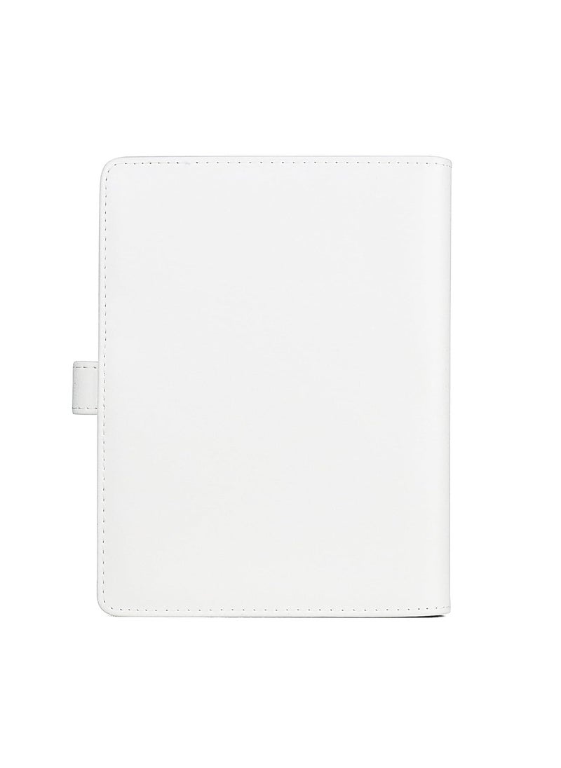 ZIKKON 128 Pockets Lock Photo Album Compatible with Fujifilm Instax Mini 12 11 90 70 99 9 8S 8 7S Instant Camera Polaroid Snap SnapTouch PIC300 Z2300 Mint Zip Instant Camera Printer Ice White