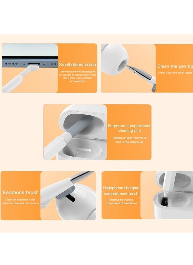 20-in-1 Multi-Purpose Cleaning Kit, Portable Multi-Purpose Cleaning Tool, Cell Phone/Earbuds/Camera Lens/Computer Multi-Purpose Cleaning Tool, Laptop Keyboard Cleaning Kit Cleaning Fluid Not Included