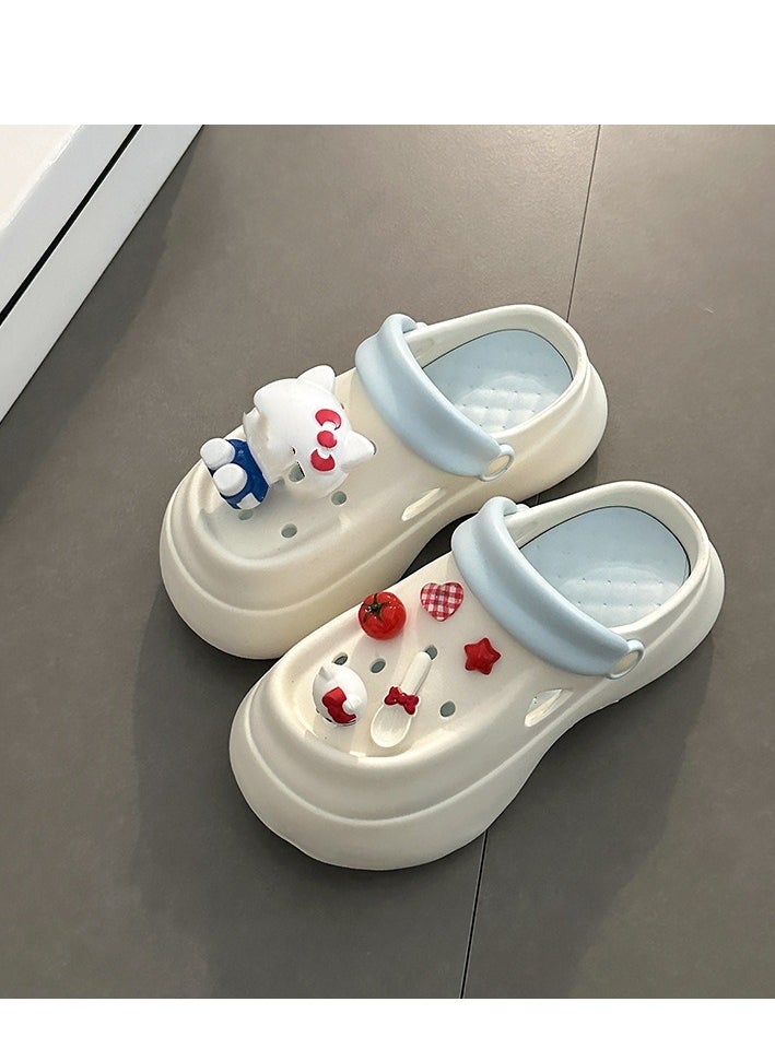 Cute Cartoon Fashionable Versatile Baotou Slippers