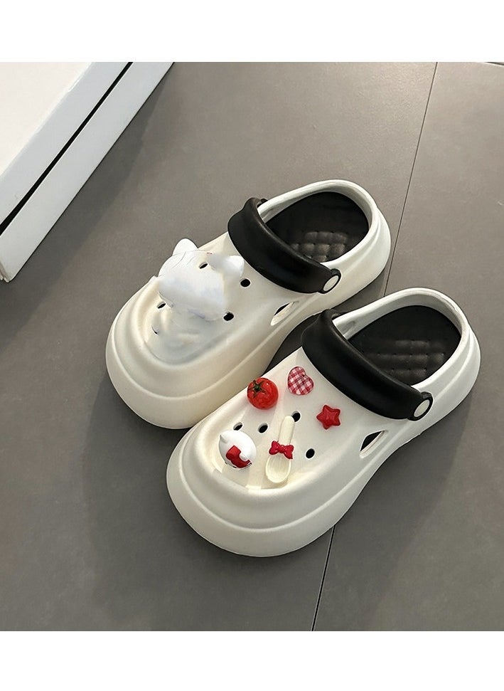Cute Cartoon Fashionable Versatile Baotou Slippers