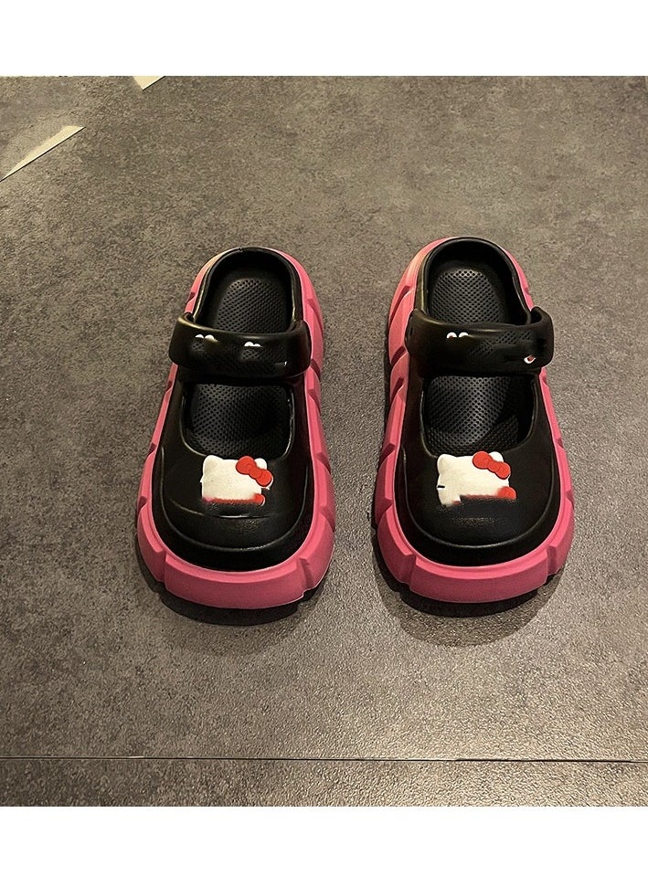 Cute Cartoon Fashionable Versatile Baotou Slippers